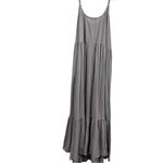 Z Supply  Light Purple Gray Sleeveless Spaghetti Strap Cotton Maxi Pocket Dress L Photo 6