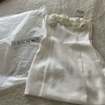 Meshki NWT  Brooks Rose Mini Dress in White Photo 5