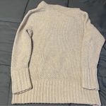 Gap VTG Body Womens Medium Tan Knit Hoodie Sweater Pouch Pullover Textured Knit Photo 6