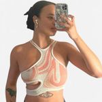 Jaded London Jaden London Swirl Knit Crop Top  Photo 4