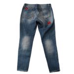 Driftwood  Joyce Floral Fringe Distressed Jeans Size 25 Photo 10