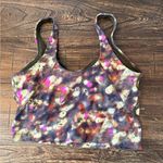Lululemon  Align Cropped Tank Size 8 Khaki Green Multicolor EUC Nulu Photo 4