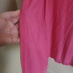 Talbots  Pink Cashmere blend Open Front Silk Trim Cardigan Size M Photo 2