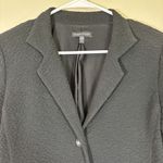Eileen Fisher Crinkle Textured Blazer Jacket Size S Black Lining Stretch Photo 1