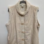 Telluride Clothing Co. Faux Suede Shearling Vest‎ Size L Photo 1
