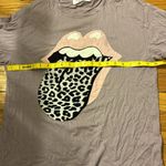 Free People Daydreamer Rolling Stones Leopard T-Shirt Photo 6