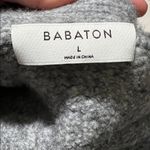 Babaton  cropped Gray Teddy Jacket size L wool old money cardigan Photo 6