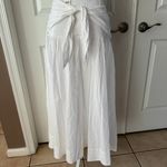 Anthropologie By Poplin Tie-Front Side-Slit Skirt Photo 10