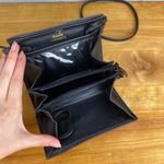 Maggie Lawrence Small Black Crossbody Bag Key Holder Card Slots Photo 3