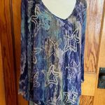 Charlie Paige Boho hippie chic tie dye stars tunic Photo 7