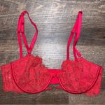 Victoria's Secret  "Wicked Unlined Sweet Heart Lace Balconette Bra" Size 34C Photo 1