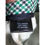 The Limited  Exact Stretch Houndstooth Pants Womens 2R Zip Ankle Preppy Classic Photo 6