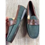 G.H. Bass & Co. Penny Loafers Women Forest Green Leather Slip On Shoes 8.5N Size 8.5 Photo 1