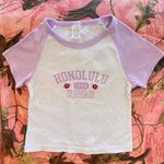 y2k honolulu hawaii island girl ringer tee Purple Photo 4
