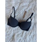 SKIMS Fits Everybody Pushup Demi Bra Onyx Size 32D Photo 3