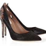 Valentino Garavani Valentino women’s lace and caviar crystal pumps size IT 36.5 US 6.5 Photo 0