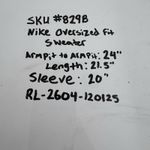 Nike Women's Phoenix Fleece Oversized Crew-Neck Sweatshirt Black DQ5761-010 (XS) Photo 12