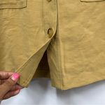 A New Day  button down tan Skirt size 8 w/huge front pockets Photo 2