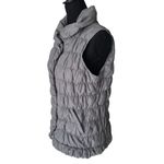 Coldwater Creek  Vest Womens‎ Gray Down Ski Puffer Winter M 10-12 Outerwear Photo 3