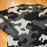 Lucky Brand Camo Wool Blend Crewneck Pullover Knit Sweater Women’s Size S Photo 1
