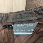 Michael Hoban For North Beach Leather Brown Womans Pants Size undefined Photo 5