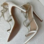 Lulus NWOB  Elegant White Rhinestone Heels Photo 2