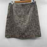 Loft Ann Taylor Black & White Knit A Line Skirt Size 4 Photo 1