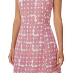 Peppermayo  Linen  Blend White With Pink Flowers Lined Strapless Dress EUC Size 4 Photo 0