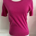 J.Crew  • Medium Pink Crew Neck Short Sleeve Sweater Photo 30