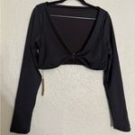 SKIMS NWT  Swim Long Sleeve Shrug in Black Size XL Photo 1
