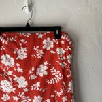 Vanity Y2k Hawaiian Large Red White Floral Strapless Tube Top‎ Beach Summer Photo 1