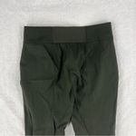 COS Green Stretch Wool Wide Waistband High Rise Tapered Leg Trouser Size 10 Photo 7