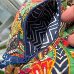 Vera Bradley  Orange Blue Green Venetian Shoulder Bag Photo 2