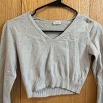 John Galt  green v neck cropped longsleeve Photo 0