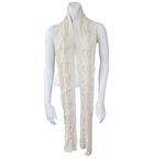 autumn cashmere  Long Cream Knit Scarf Photo 1