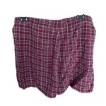 Disney Winnie the Pooh Plaid Flannel Sleep Shorts Cotton Pajama Bottoms Large Photo 3