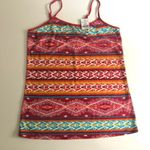 Wet Seal Womens Basic Print Spaghetti Strap Tank Sz L Photo 1