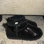 UGG  Classic Ultra Mini Mirror Ball Boot Black Photo 1