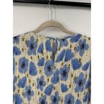 Jacquie The Label Midi Dress Women Large Cream And Blue Peasant Cottage Prairie Photo 7