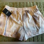 Libin Womens Running Shorts XL Blue Gray Inner Liner Zip Back Pocket Photo 5