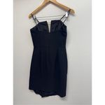 Liv Foster Strapless Twill Cocktail Mini Dress Size Small Black NWT Photo 5