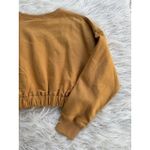 Civil Regime Cropped Sweatshirt Size Small Yellow Photo 7