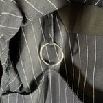 Nafsika Skourti Naughty Trousers Navy Pinstripe Pants UK 10 or US 6 Blue Photo 7