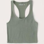 Abercrombie & Fitch  soft a&f ribbed seamless croptop sage green Photo 0