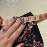 White House | Black Market  Skirt Tiered Ruffle WHBM Size 4 Pink Floral Office Photo 3