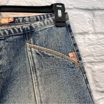 Billabong Vintage  Sample Blue Fade Denim Flare A-Line Skirt Size 5 Photo 3