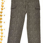 Soho Women’s  cargo pull on pants - black & white specked - size Large Photo 0