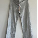 SKIMS  Cotton Jersey Low Rise Crop Pant in Light Heather Grey, Size Medium Photo 4