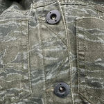 Hurley  | Camouflage Camo Denim Printed Button Down Jacket Size S Small Photo 6