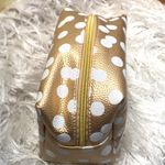 NWT Erica Lyons Gold Polka Dot Cosmetic Travel Toiletry Makeup Accessories Bag Photo 1